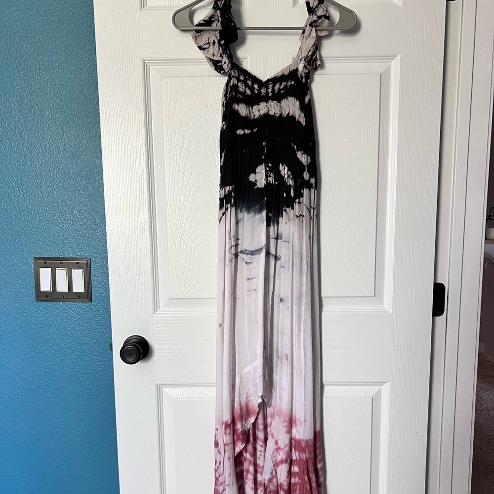 NWT:  Boho Me Smocked Hi Low Dress